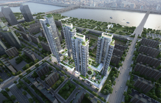 서울 영등포구 여의도 대교아파트 재건축 조감도. [서울시 제공]